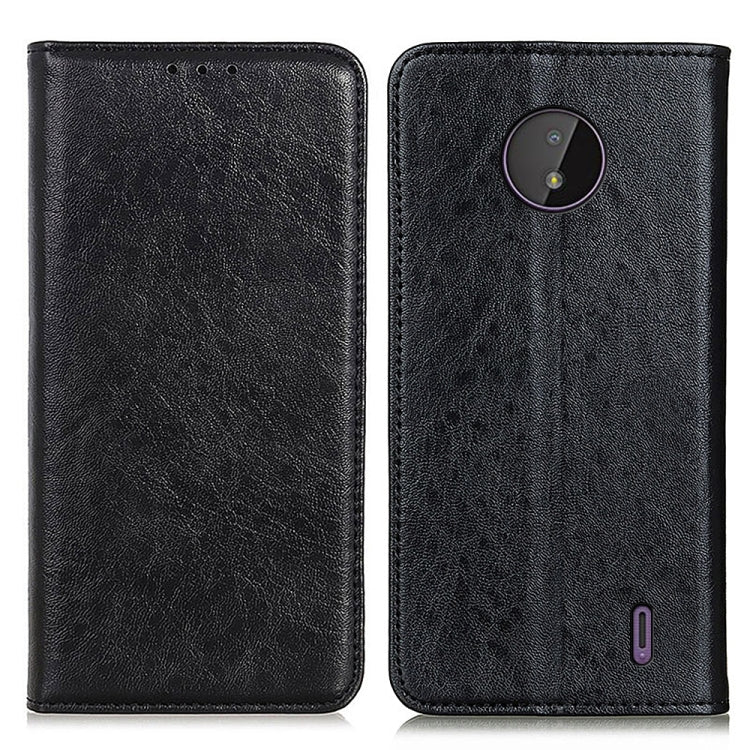 Magnetic Crazy Horse Texture Horizontal Flip Leather Case with Holder & Card Slots & Wallet For Nokia C10 / C20