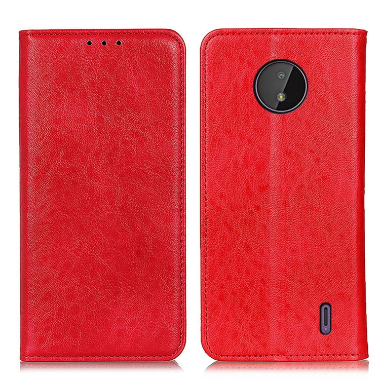 Magnetic Crazy Horse Texture Horizontal Flip Leather Case with Holder & Card Slots & Wallet For Nokia C10 / C20