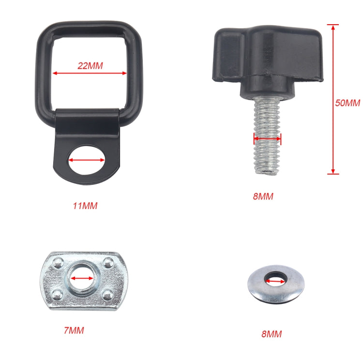 A5564 8 Sets Car Hard Top Fast Removal Screws Fastener Kit for Jeep