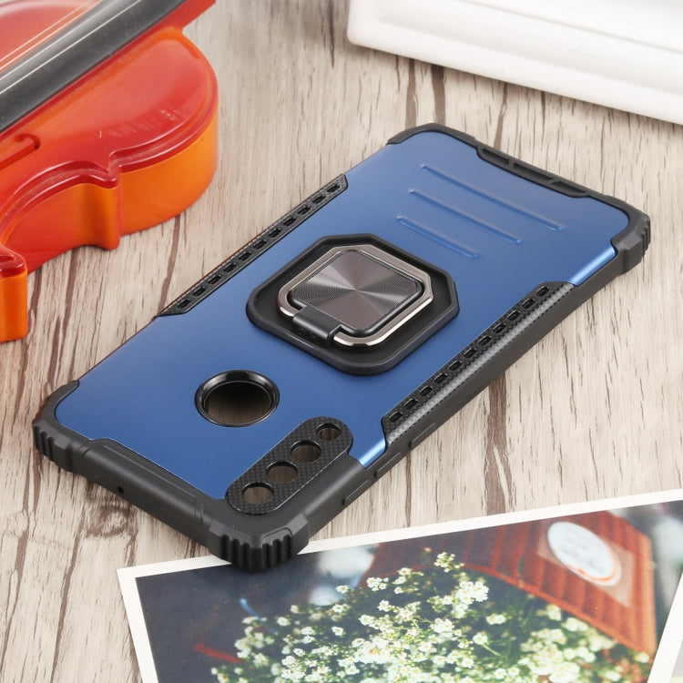 For Huawei P30 Lite / nova 4e Fierce Warrior Series Armor All-inclusive Shockproof Aluminum Alloy + TPU Protective Case with Ring Holder