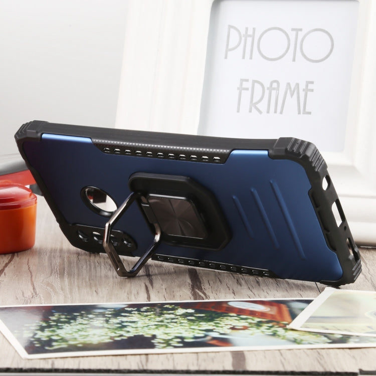 For Huawei P30 Lite / nova 4e Fierce Warrior Series Armor All-inclusive Shockproof Aluminum Alloy + TPU Protective Case with Ring Holder