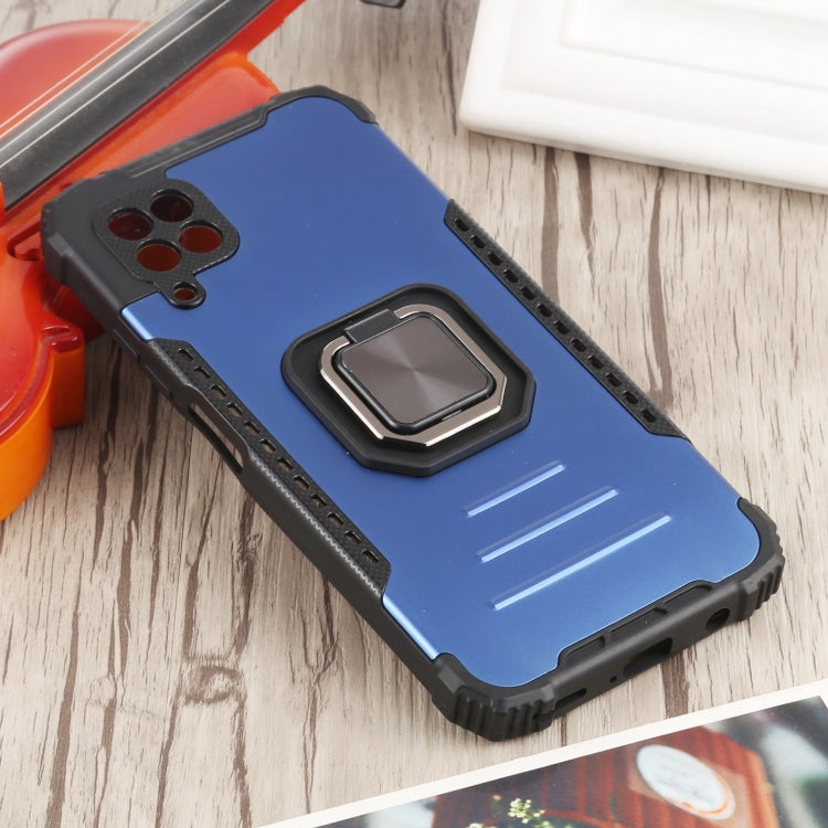 For Huawei P40 Lite / nova 6 SE / nova 7i Fierce Warrior Series Armor All-inclusive Shockproof Aluminum Alloy + TPU Protective Case with Ring Holder