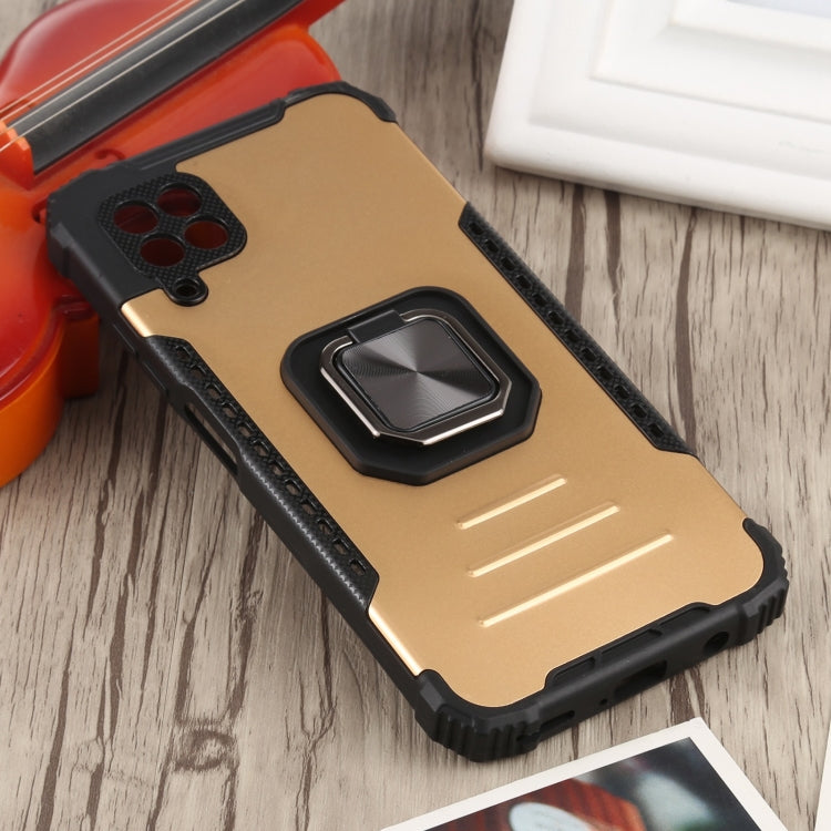 For Huawei P40 Lite / nova 6 SE / nova 7i Fierce Warrior Series Armor All-inclusive Shockproof Aluminum Alloy + TPU Protective Case with Ring Holder