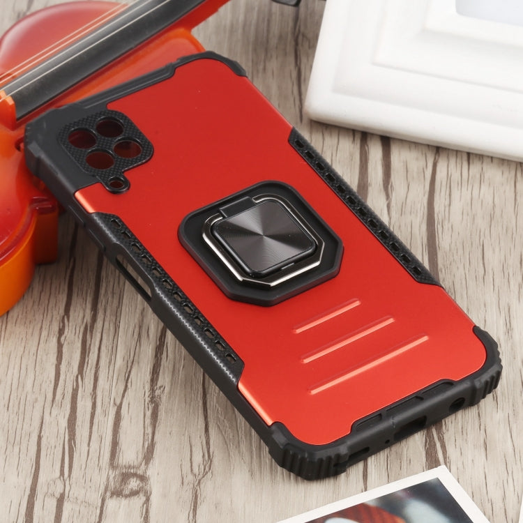 For Huawei P40 Lite / nova 6 SE / nova 7i Fierce Warrior Series Armor All-inclusive Shockproof Aluminum Alloy + TPU Protective Case with Ring Holder