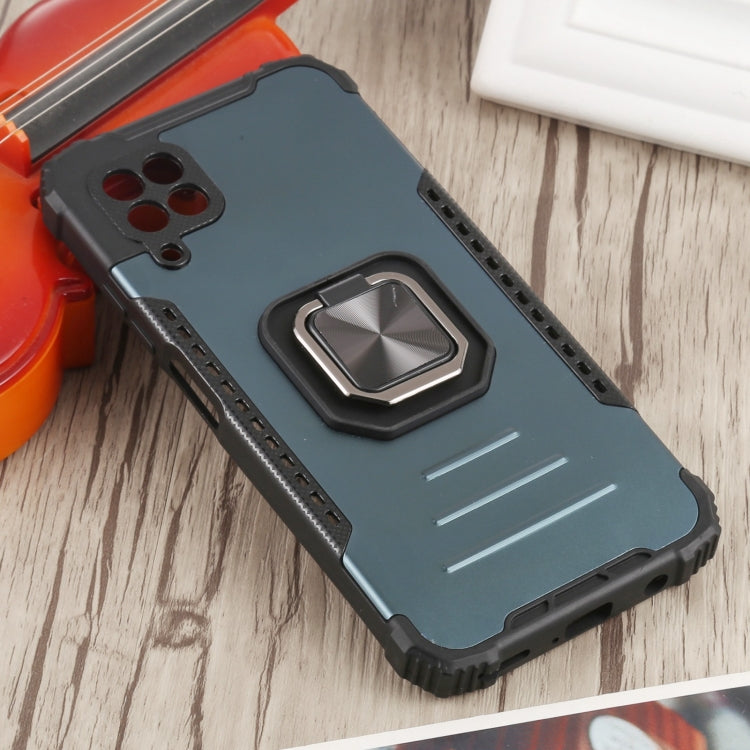 For Huawei P40 Lite / nova 6 SE / nova 7i Fierce Warrior Series Armor All-inclusive Shockproof Aluminum Alloy + TPU Protective Case with Ring Holder