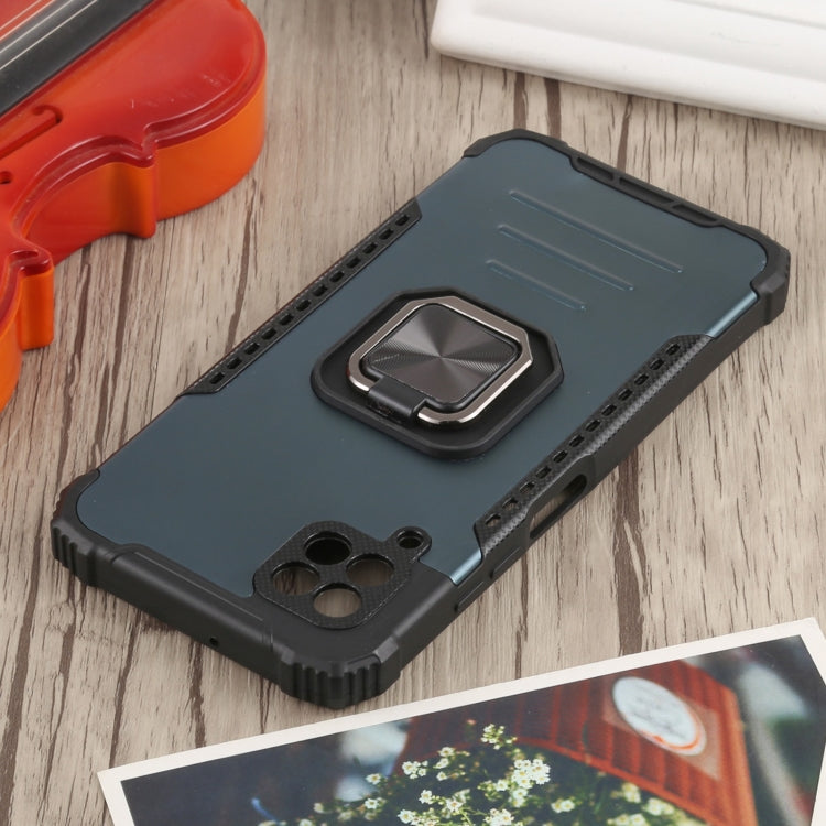 For Huawei P40 Lite / nova 6 SE / nova 7i Fierce Warrior Series Armor All-inclusive Shockproof Aluminum Alloy + TPU Protective Case with Ring Holder