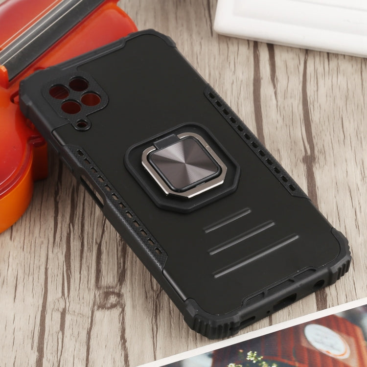 For Huawei P40 Lite / nova 6 SE / nova 7i Fierce Warrior Series Armor All-inclusive Shockproof Aluminum Alloy + TPU Protective Case with Ring Holder