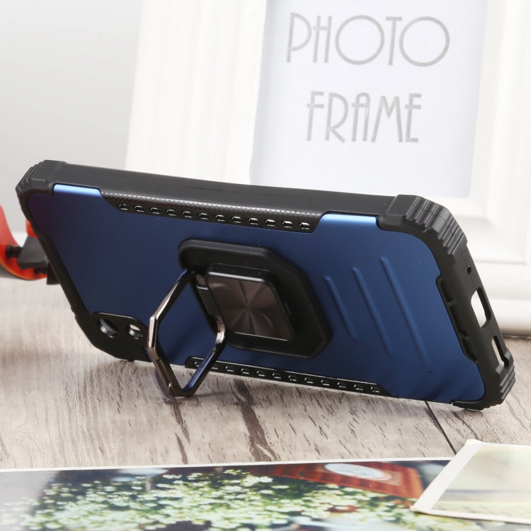 For Huawei Y5 (2019) Fierce Warrior Series Armor All-inclusive Shockproof Aluminum Alloy + TPU Protective Case with Ring Holder
