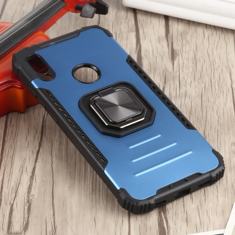 For Huawei Y6 (2019) / Y6 Pro 2019 / Y6s Fierce Warrior Series Armor All-inclusive Shockproof Aluminum Alloy + TPU Protective Case with Ring Holder