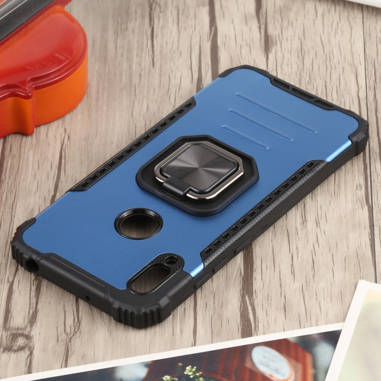 For Huawei Y6 (2019) / Y6 Pro 2019 / Y6s Fierce Warrior Series Armor All-inclusive Shockproof Aluminum Alloy + TPU Protective Case with Ring Holder