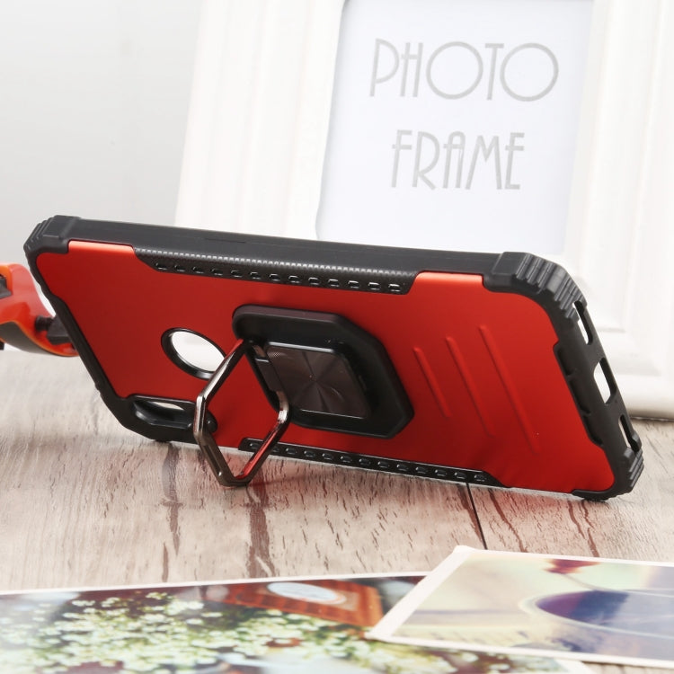For Huawei Y6 (2019) / Y6 Pro 2019 / Y6s Fierce Warrior Series Armor All-inclusive Shockproof Aluminum Alloy + TPU Protective Case with Ring Holder
