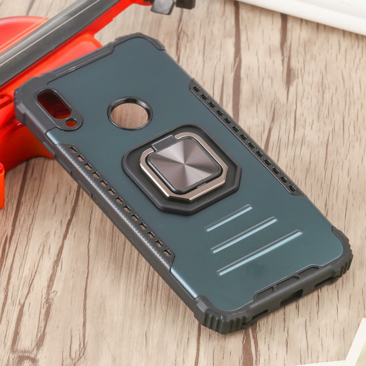 For Huawei Y6 (2019) / Y6 Pro 2019 / Y6s Fierce Warrior Series Armor All-inclusive Shockproof Aluminum Alloy + TPU Protective Case with Ring Holder