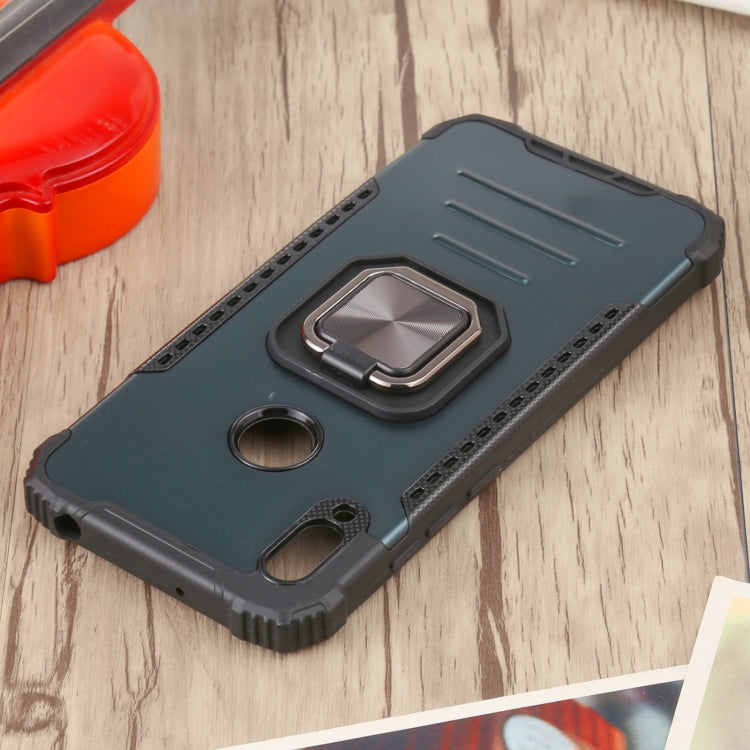 For Huawei Y6 (2019) / Y6 Pro 2019 / Y6s Fierce Warrior Series Armor All-inclusive Shockproof Aluminum Alloy + TPU Protective Case with Ring Holder