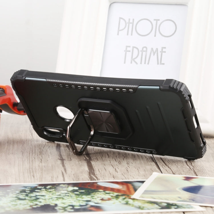 For Huawei Y6 (2019) / Y6 Pro 2019 / Y6s Fierce Warrior Series Armor All-inclusive Shockproof Aluminum Alloy + TPU Protective Case with Ring Holder