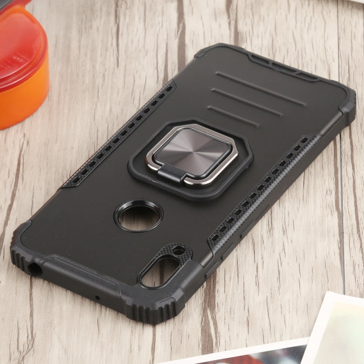 For Huawei Y6 (2019) / Y6 Pro 2019 / Y6s Fierce Warrior Series Armor All-inclusive Shockproof Aluminum Alloy + TPU Protective Case with Ring Holder