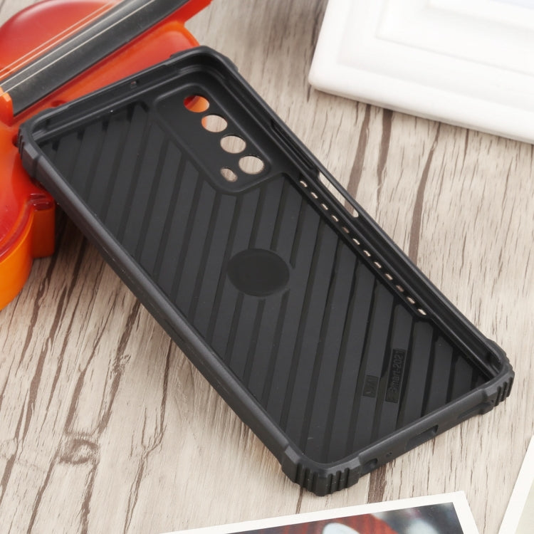For Huawei Y7a / P smart 2021 Fierce Warrior Series Armor All-inclusive Shockproof Aluminum Alloy + TPU Protective Case with Ring Holder