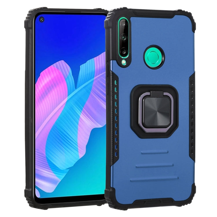 For Huawei Y7p / P40 Lite E Fierce Warrior Series Armor All-inclusive Shockproof Aluminum Alloy + TPU Protective Case with Ring Holder
