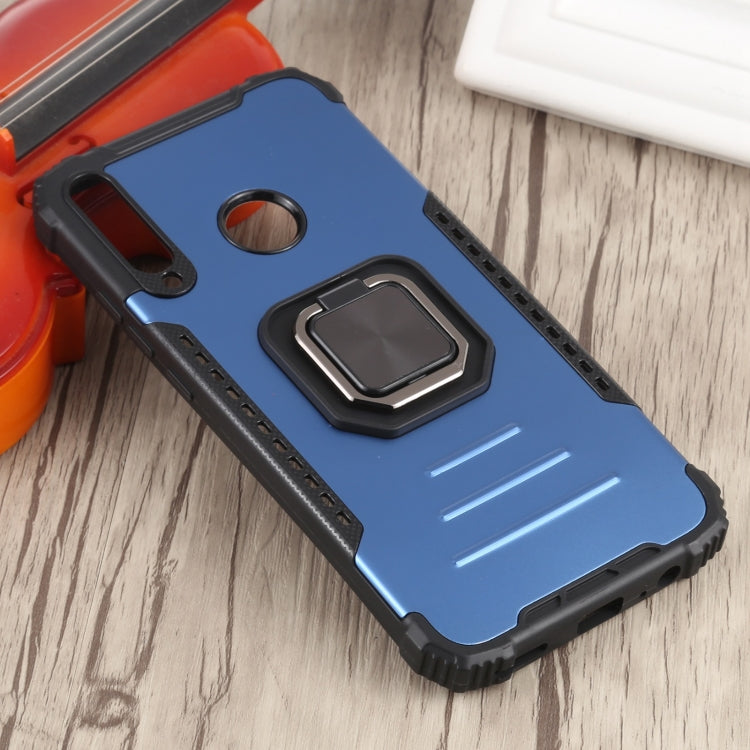 For Huawei Y7p / P40 Lite E Fierce Warrior Series Armor All-inclusive Shockproof Aluminum Alloy + TPU Protective Case with Ring Holder