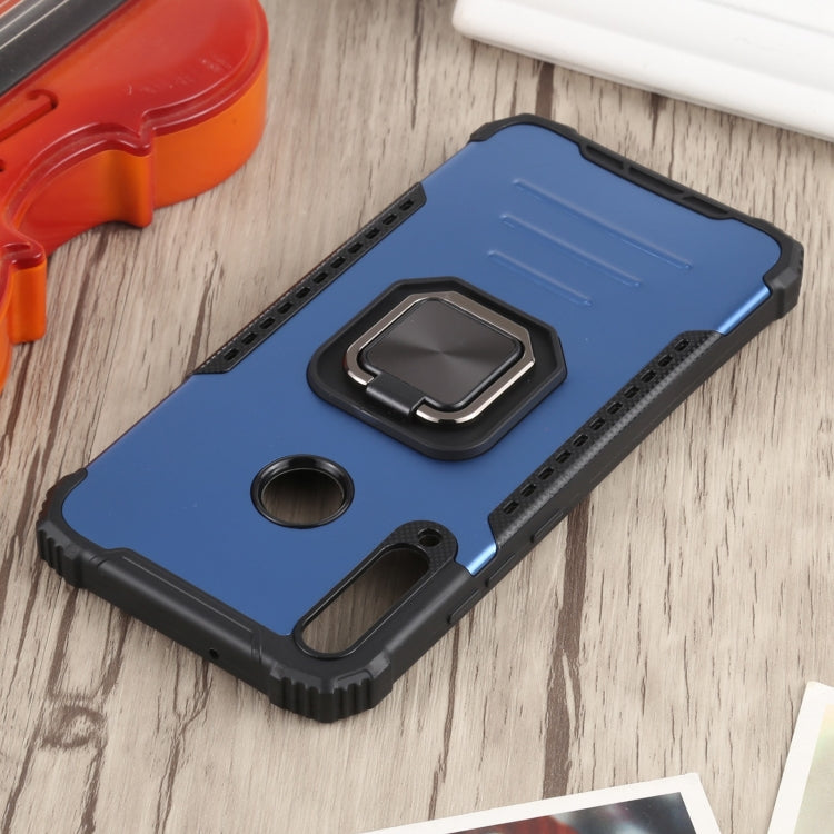 For Huawei Y7p / P40 Lite E Fierce Warrior Series Armor All-inclusive Shockproof Aluminum Alloy + TPU Protective Case with Ring Holder