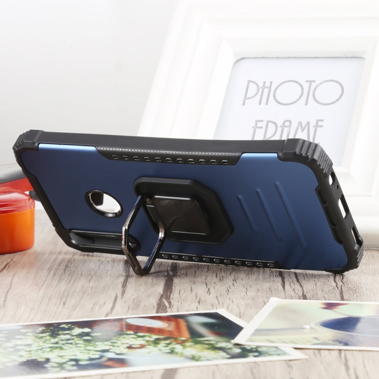 For Huawei Y7p / P40 Lite E Fierce Warrior Series Armor All-inclusive Shockproof Aluminum Alloy + TPU Protective Case with Ring Holder