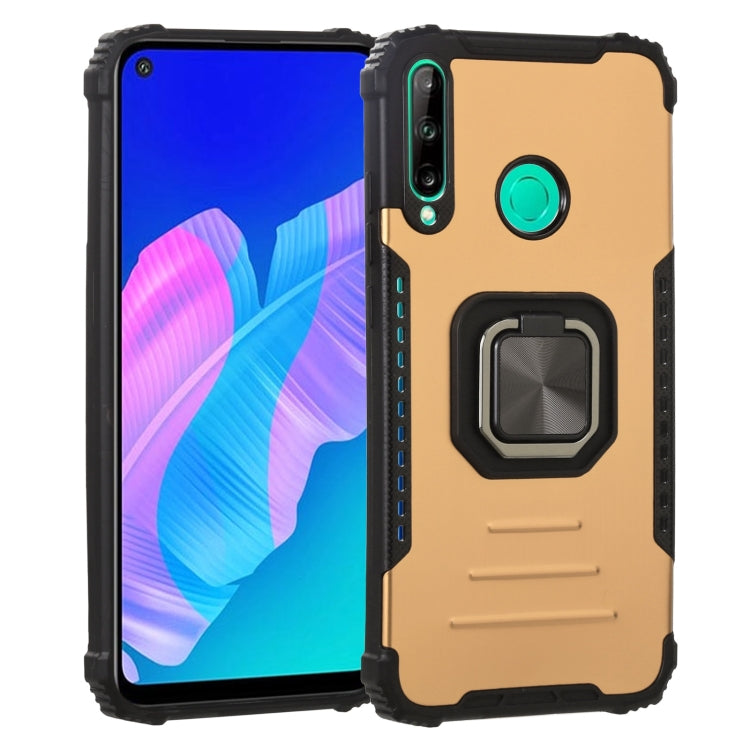 For Huawei Y7p / P40 Lite E Fierce Warrior Series Armor All-inclusive Shockproof Aluminum Alloy + TPU Protective Case with Ring Holder