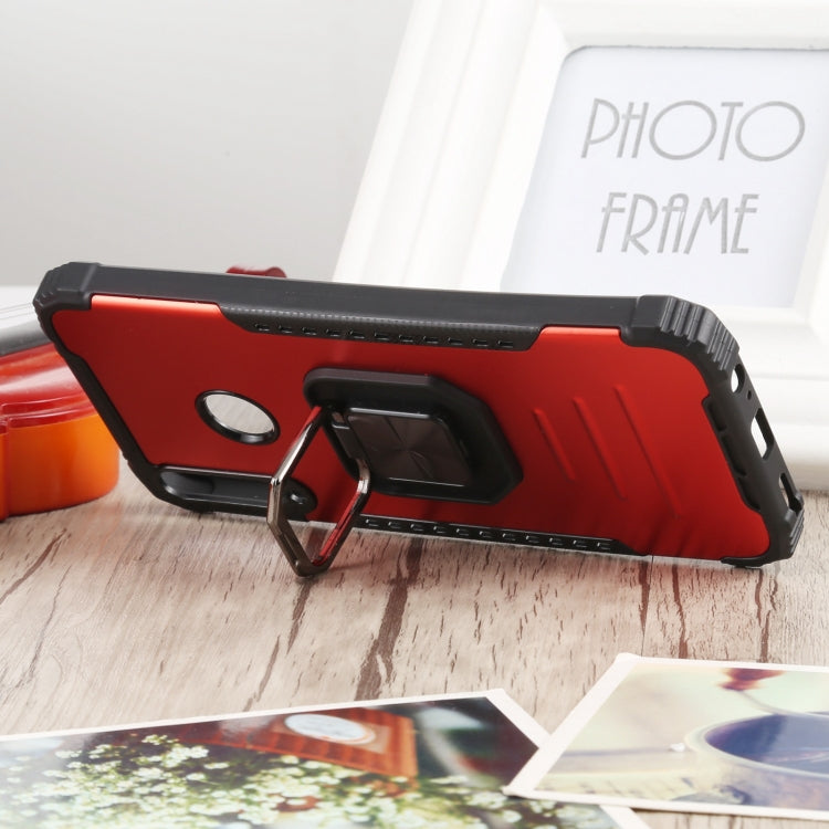 For Huawei Y7p / P40 Lite E Fierce Warrior Series Armor All-inclusive Shockproof Aluminum Alloy + TPU Protective Case with Ring Holder