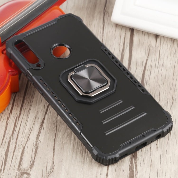 For Huawei Y7p / P40 Lite E Fierce Warrior Series Armor All-inclusive Shockproof Aluminum Alloy + TPU Protective Case with Ring Holder
