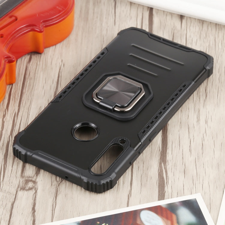 For Huawei Y7p / P40 Lite E Fierce Warrior Series Armor All-inclusive Shockproof Aluminum Alloy + TPU Protective Case with Ring Holder