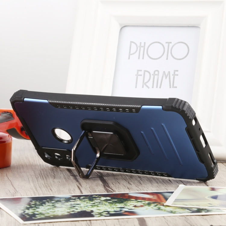 For Huawei Y8s Fierce Warrior Series Armor All-inclusive Shockproof Aluminum Alloy + TPU Protective Case with Ring Holder