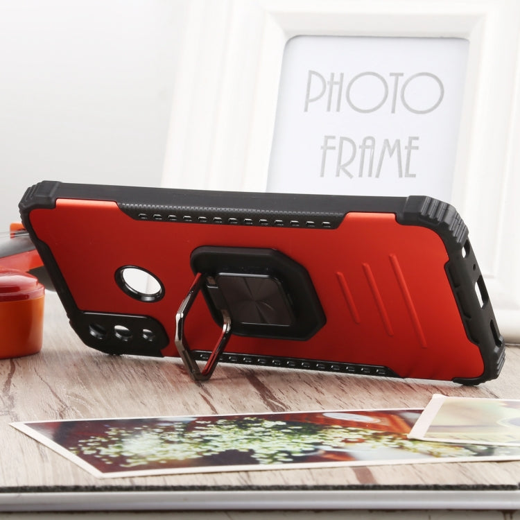 For Huawei Y8s Fierce Warrior Series Armor All-inclusive Shockproof Aluminum Alloy + TPU Protective Case with Ring Holder