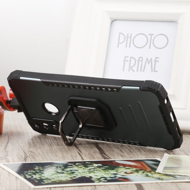 For Huawei Y8s Fierce Warrior Series Armor All-inclusive Shockproof Aluminum Alloy + TPU Protective Case with Ring Holder