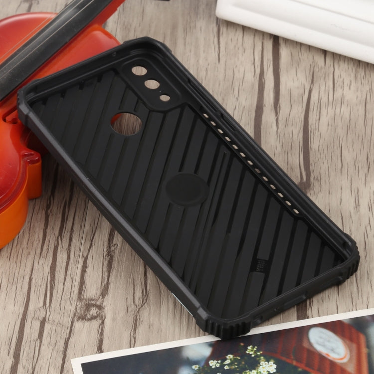 For Huawei Y8s Fierce Warrior Series Armor All-inclusive Shockproof Aluminum Alloy + TPU Protective Case with Ring Holder