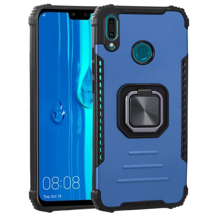 For Huawei Y9 (2019) / Enjoy 9 Plus / Enjoy 20e Fierce Warrior Series Armor All-inclusive Shockproof Aluminum Alloy + TPU Protective Case with Ring Holder