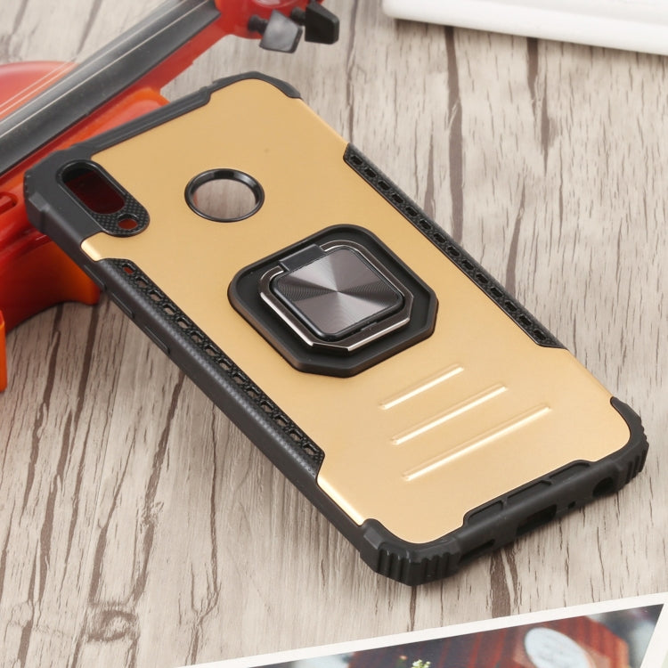 For Huawei Y9 (2019) / Enjoy 9 Plus / Enjoy 20e Fierce Warrior Series Armor All-inclusive Shockproof Aluminum Alloy + TPU Protective Case with Ring Holder