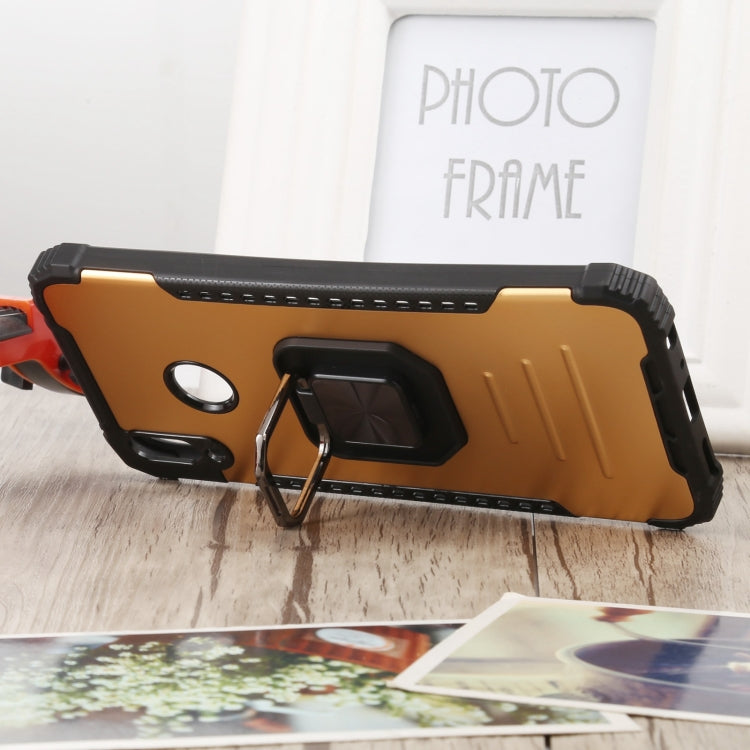 For Huawei Y9 (2019) / Enjoy 9 Plus / Enjoy 20e Fierce Warrior Series Armor All-inclusive Shockproof Aluminum Alloy + TPU Protective Case with Ring Holder