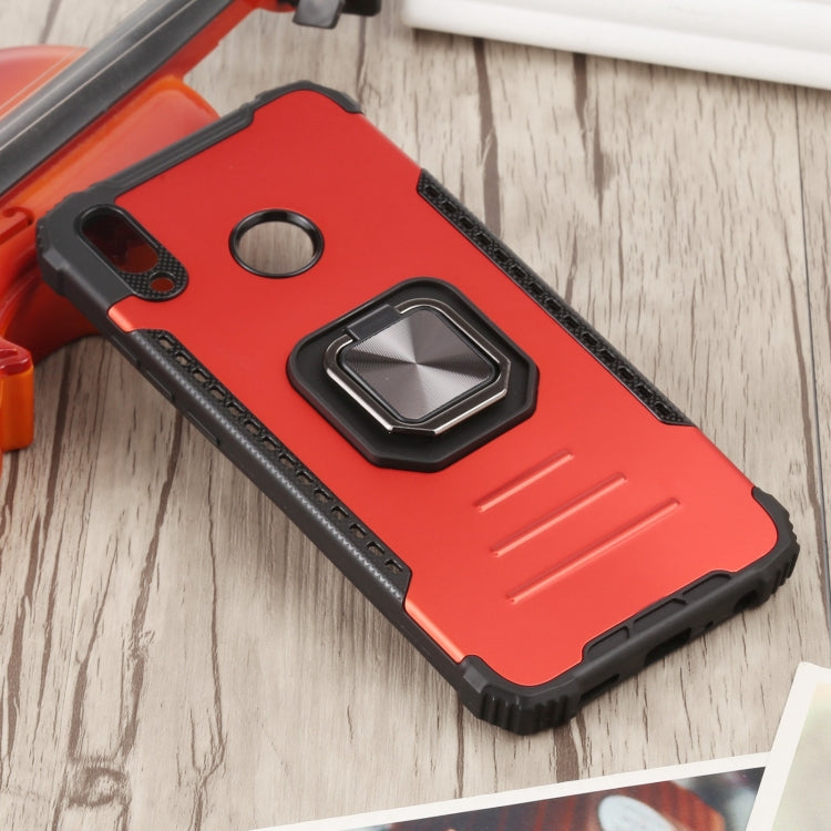 For Huawei Y9 (2019) / Enjoy 9 Plus / Enjoy 20e Fierce Warrior Series Armor All-inclusive Shockproof Aluminum Alloy + TPU Protective Case with Ring Holder