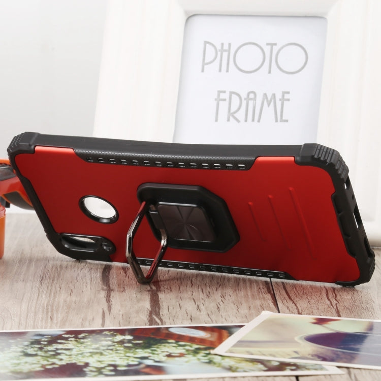 For Huawei Y9 (2019) / Enjoy 9 Plus / Enjoy 20e Fierce Warrior Series Armor All-inclusive Shockproof Aluminum Alloy + TPU Protective Case with Ring Holder