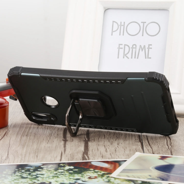For Huawei Y9 (2019) / Enjoy 9 Plus / Enjoy 20e Fierce Warrior Series Armor All-inclusive Shockproof Aluminum Alloy + TPU Protective Case with Ring Holder