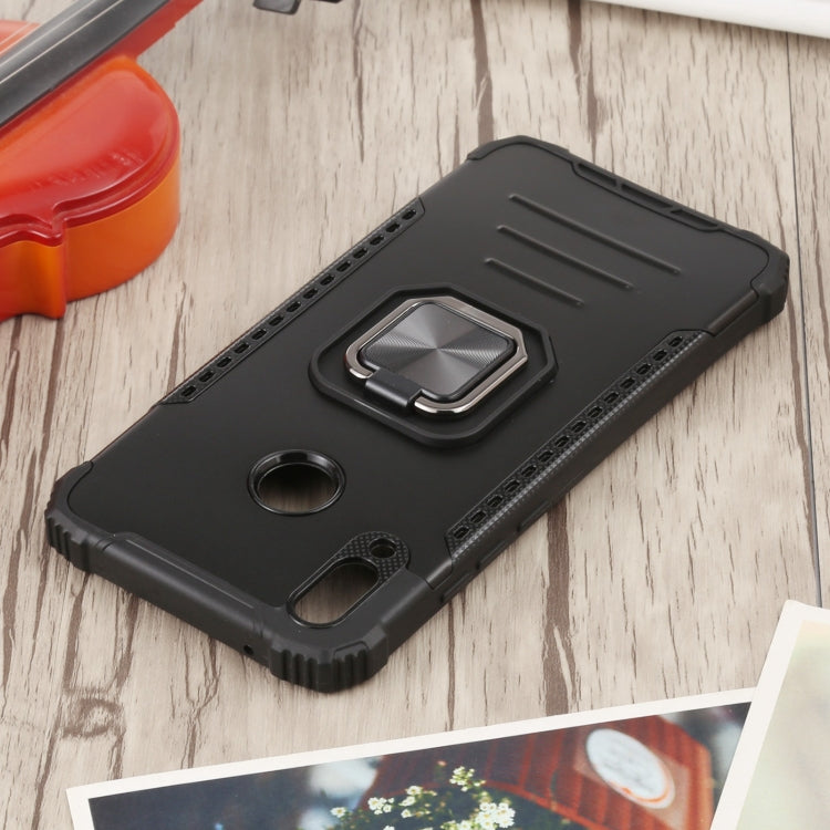 For Huawei Y9 (2019) / Enjoy 9 Plus / Enjoy 20e Fierce Warrior Series Armor All-inclusive Shockproof Aluminum Alloy + TPU Protective Case with Ring Holder