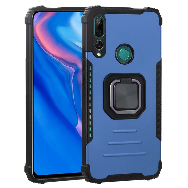 For Huawei Y9 Prime (2019) / Enjoy 10 Plus Fierce Warrior Series Armor All-inclusive Shockproof Aluminum Alloy + TPU Protective Case with Ring Holder