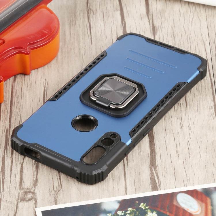 For Huawei Y9 Prime (2019) / Enjoy 10 Plus Fierce Warrior Series Armor All-inclusive Shockproof Aluminum Alloy + TPU Protective Case with Ring Holder