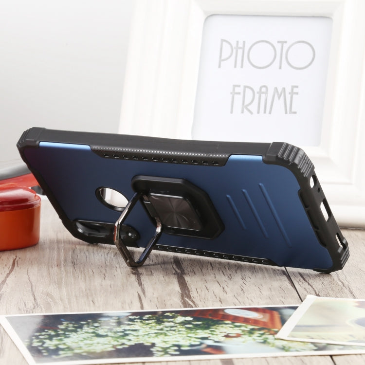 For Huawei Y9 Prime (2019) / Enjoy 10 Plus Fierce Warrior Series Armor All-inclusive Shockproof Aluminum Alloy + TPU Protective Case with Ring Holder