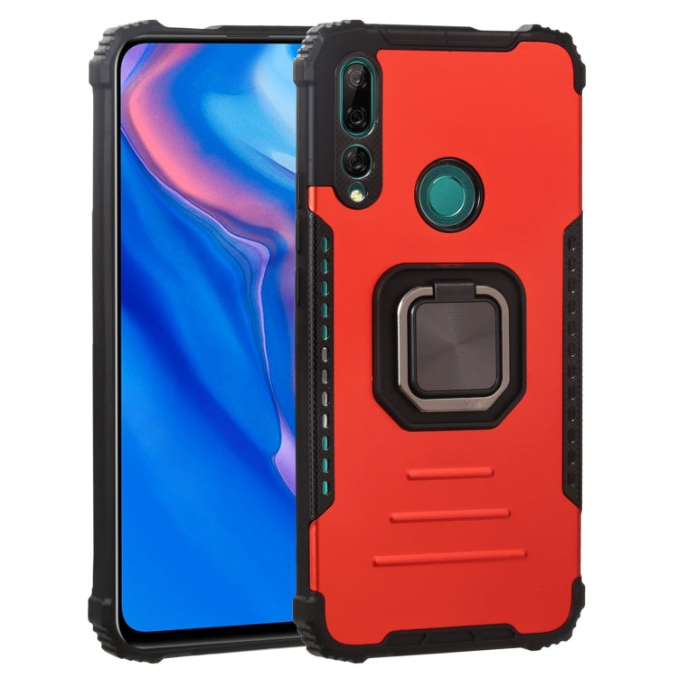 For Huawei Y9 Prime (2019) / Enjoy 10 Plus Fierce Warrior Series Armor All-inclusive Shockproof Aluminum Alloy + TPU Protective Case with Ring Holder