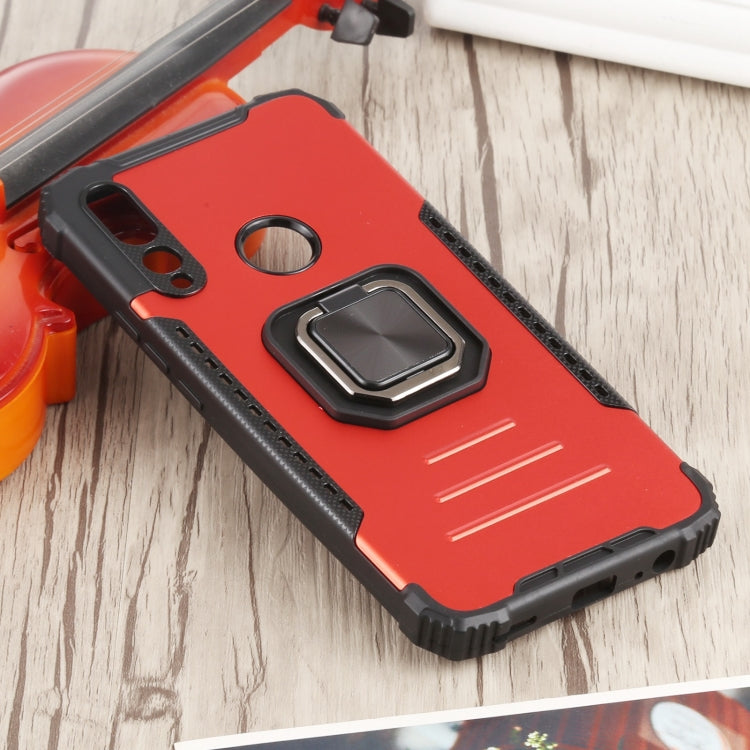 For Huawei Y9 Prime (2019) / Enjoy 10 Plus Fierce Warrior Series Armor All-inclusive Shockproof Aluminum Alloy + TPU Protective Case with Ring Holder