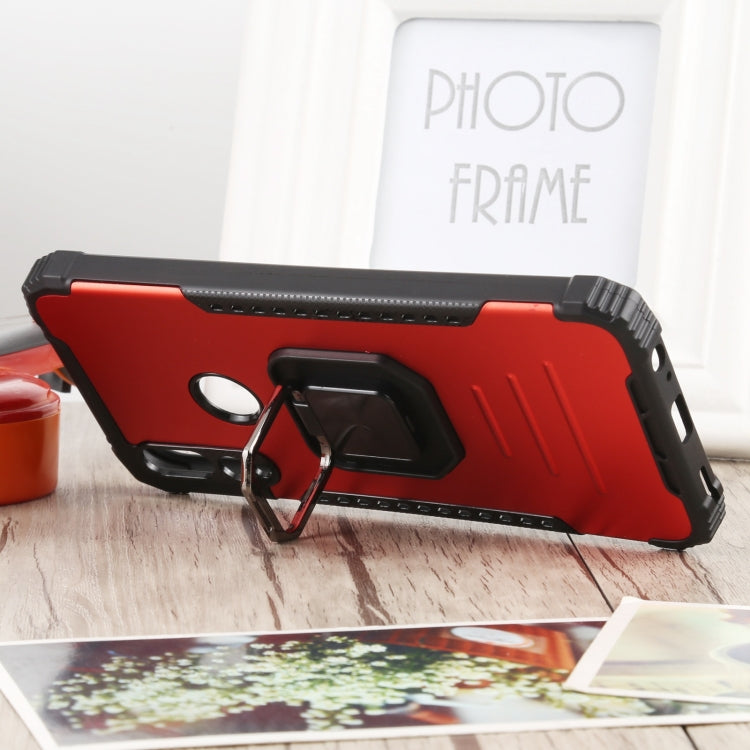 For Huawei Y9 Prime (2019) / Enjoy 10 Plus Fierce Warrior Series Armor All-inclusive Shockproof Aluminum Alloy + TPU Protective Case with Ring Holder