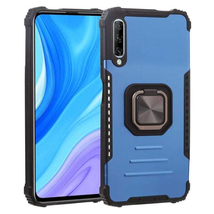 For Huawei Y9s Fierce Warrior Series Armor All-inclusive Shockproof Aluminum Alloy + TPU Protective Case with Ring Holder