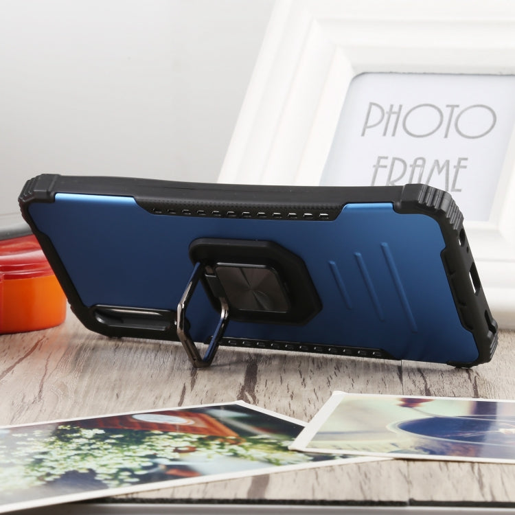 For Huawei Y9s Fierce Warrior Series Armor All-inclusive Shockproof Aluminum Alloy + TPU Protective Case with Ring Holder