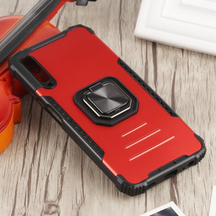 For Huawei Y9s Fierce Warrior Series Armor All-inclusive Shockproof Aluminum Alloy + TPU Protective Case with Ring Holder