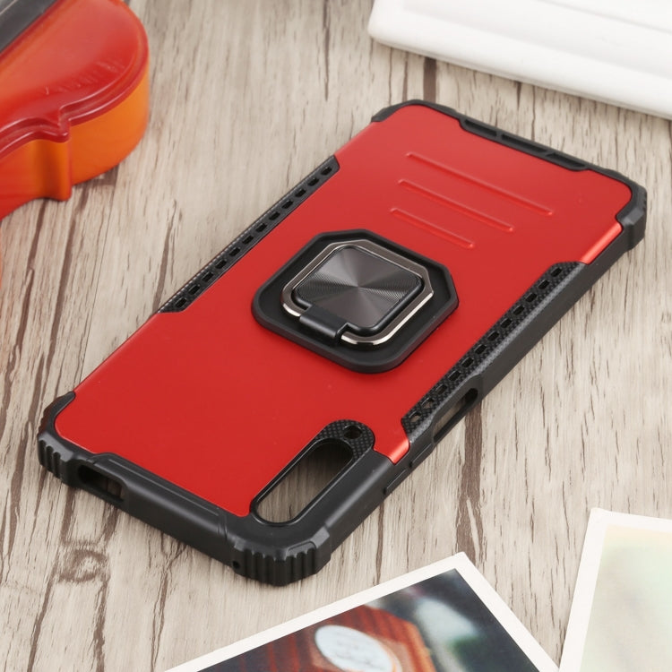 For Huawei Y9s Fierce Warrior Series Armor All-inclusive Shockproof Aluminum Alloy + TPU Protective Case with Ring Holder