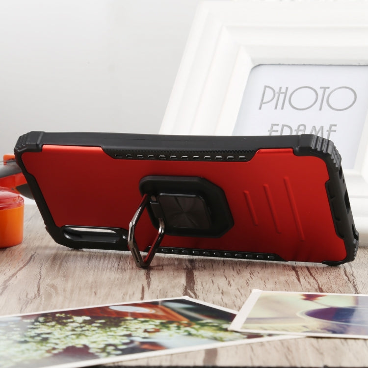 For Huawei Y9s Fierce Warrior Series Armor All-inclusive Shockproof Aluminum Alloy + TPU Protective Case with Ring Holder